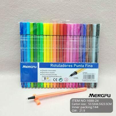 24-Color Pack Fine-Tip Pen/Liner Pen/Marker Pens Back To School