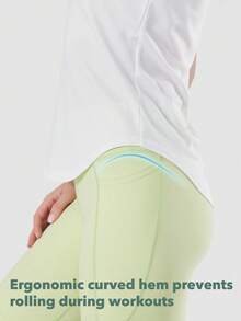 Women Workout White Tank Tops For Lightweight Athletic Yoga Gym Women's Sleeveless Shirts Quick Dry Loose Fit Sports Shirts Tops Clothes - 白色 - 查看 5