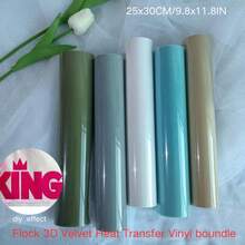 1PC Flock 3D Velvet Heat Transfer Vinyl - Multicolor - View 38