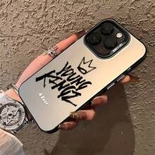 Estuche Suave Elegante-Myke Towers Diseñado para la Compatibilidad con los Modelos de 17, 16E, 16, 15, 14, 13, 12, 11,, Pro,, X, XR, XSMAX, 8 y Plus - Características una Cubierta Trasera Mate Antigolpes, Adecuada para Accesoriosóviles, con un Estilo Anime Chic: Eleva el Estilo de tu Teléfono - 1 pieza - Ver 4