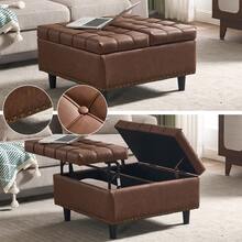 Brown PU + PU Leather