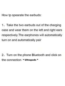 Briame Mini Bluetooth Earbuds Wireless In-Ear Headphones With Microphone For Sports Running Gaming 150mAh Battery - White - 查看 6