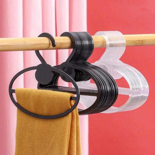 10/20/30 قطعة حامل وشاح بشكل دائري متعدد الوظائف لتنظيم وعرض الملابس، موفر للمساحة