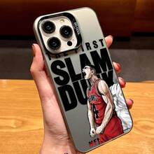 Shohoku Team Phone Case for  17/15/14/13 Series, Anime Basketball Design, Slim Protective Cover for Otaku & Sports Enthusiasts - Marrón - Ver 2