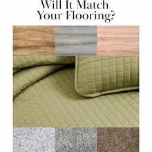 Full/Queen Quilt Bedding Set, Microfiber Quilts Queen Size, Coverlet, Stain & Pet Hair Resistant Bedding, Full Size Bedspread With 2 Pillow Shams, Bone, 2025 - 24 - 灰褐色 - 查看 5