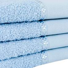 Kit 12 Toalhas de Lavabo Arteira Ponto Russo Para Bordado 100% Algodão 30x50