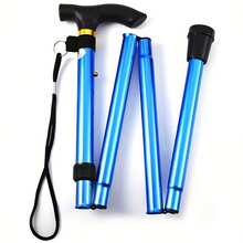 5-Section Folding Ultralight Adjustable Telescopic Trekking Poles, Suitable For Hiking, Walking, And Assisting The Elderly; Durable Mountaineering Accessory; Outdoor Walking Aid. - 棕色 - 查看 5