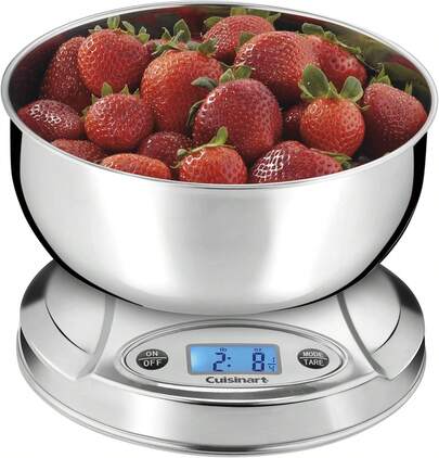 High Precision Digital Kitchen Scale With Stainless Steel Bowl (KS-O6BC)SpecialForCanada