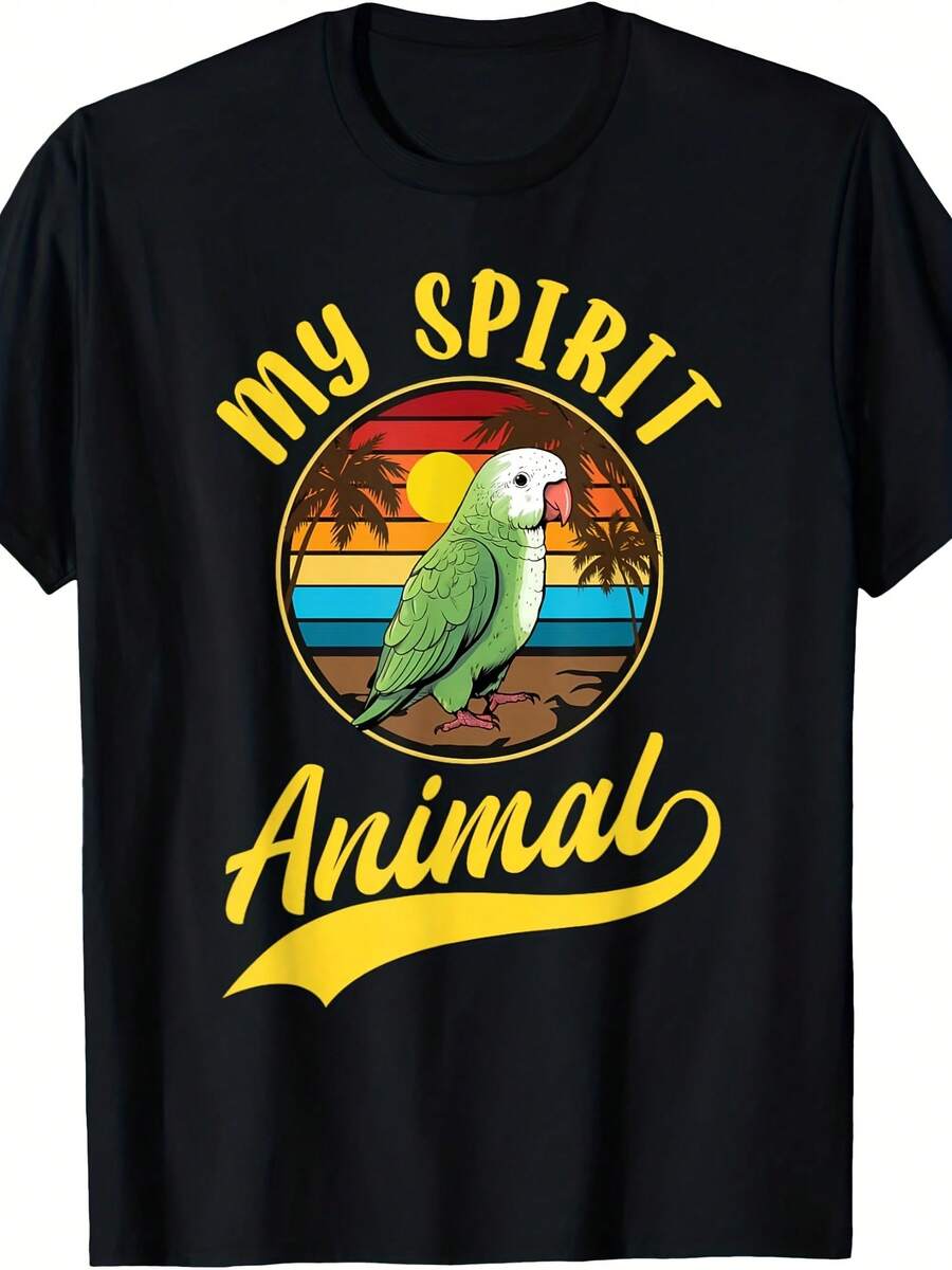 Quaker Parrot T-Shirt - Style 3 - View 1