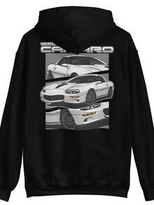 4th Gen Camaro Stanced Out (Front Lsx Pistons Graphic) Hoodie,Christmas Thanksgiving New Year Birthday Hoodie Gifts For Mom Dad Men Women Friends, Black Soft Fabric - 款式15 - 查看 1