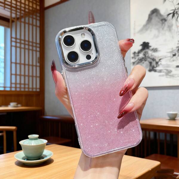 (Saudi National Day) One Luxury Classic Brand New High-End Minimalist Pink Rhinestone Aesthetic Style Suitable For Gifting To Friends, Family, Couples, Birthdays, Holidays, Dust-Proof And Waterproof Phone Case Compatible With Apple, OnePlus, VIVO, Redmi, POCO, INFINIX, Honor,