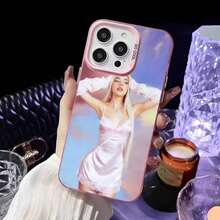 Funda a prueba de golpes rosa mate K- para 17,16,15,14,13,12,11,Pro,MAX - z7 - Ver 6