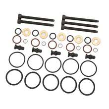 Audi Fuel Injector Seal Repair Kit - 5-Piece Set, Including Bolts, For Reliable Performance.