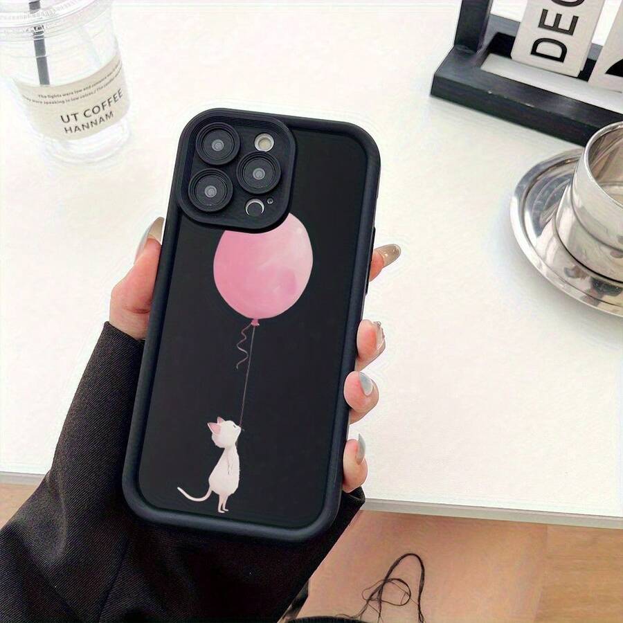 [Teléfono] Teléfono móvil único con escalera de ojos, moderno y completo, antideslizante y anticaída, TPU suave compatible con la serie 11 12 13 14 15 16 Pro Pro Plus: nuevo teléfono móvil de moda y diseño - Colores mixtos 1 - Ver 1