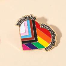 Pride Pins Outfits For Women Lgbtq Pins Gay Bi Ally Rainbow Lapel Pin Rainbow Flag Brooch Decoration For Clothes Bags Accessories{Inchcolor_nameinch:InchD2-6pcsinch} - D2-6件 - 查看 6