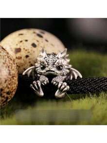 1pc Vintage Chinese Dragon Zodiac Bracelet, Unisex Fashion Accessory, Stylish Bangle, Ideal Gift