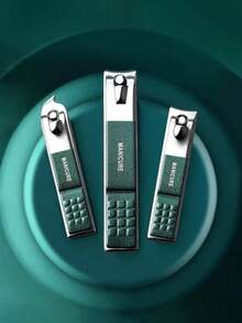 Conjunto de cortadores de unhas portáteis de aço inoxidável de alta qualidade, com lâminas afiadas, corte preciso e estrutura robusta, adequados para aparar unhas das mãos e dos pés, cortadores de unhas retos e diagonais, ferramentas para nail art, kit profissional quatro em um para cuidados com as unhas - conjunto completo de manicure e pedicure com ferramentas, cortadores de unhas, lixas e estojo de armazenamento - kit de cuidados pessoais para viagens ou uso doméstico, conjunto de manicure, viagens, presentes de Natal.