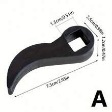 1pc Adjustable Crowbar Adapter, Metal Half Shaft Drive Shaft Removal Tool, Compatible With 1/2" Ratchet Wrench, Universal Fit Mechanical Hand Tool