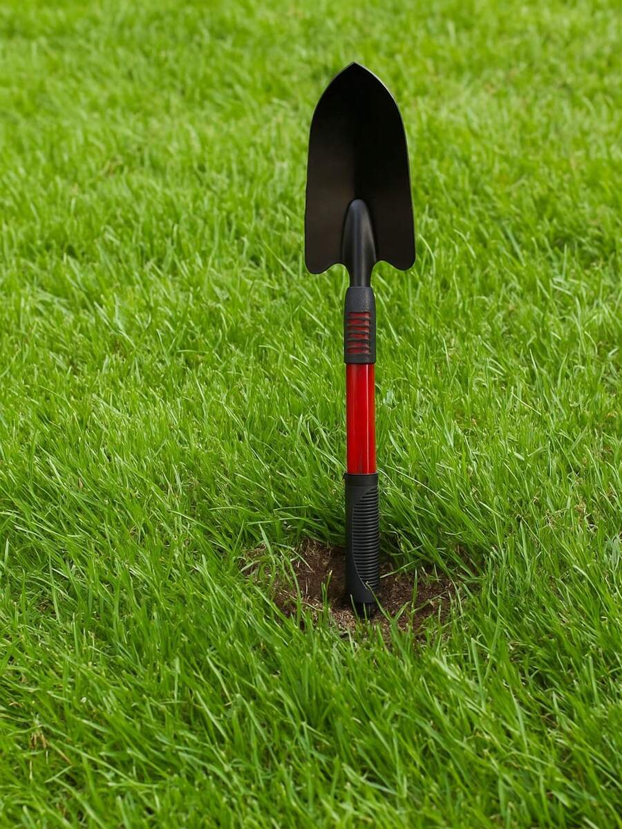 Pala de jardinería de fierro reforzado - Alta durabilidad y rendimiento profesional - Pala de jardinería elegante y resistente - Diseño bonito y funcional para todo tipo de jardín - Pala de jardinería de alta calidad - Fierro fuerte y mango ergonómico antideslizante - Multicolor - Ver 1