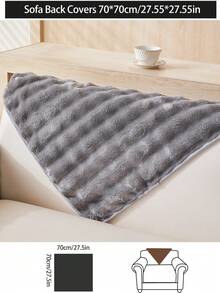 1件秋冬保暖加厚沙发垫套，现代简约防滑绒面沙发座垫保护套，防尘可水洗沙发套，浅灰色清新时尚，柔软不褪色，宠物友好，适用于L型沙发和1/2/3/4座沙发 - 淺灰色 - 查看 16