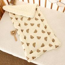 Cozy Baby Stroller Insert Pad, Warm Soft Cushion With Cartoon Patterns - Perfect For Baby's Stroller