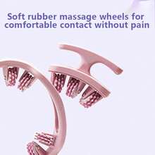Cellulite Massager Manual Muscle Massager Roller For Leg, Neck, Arm And Foot - Pink - View 4