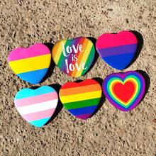 Pride Pins Outfits For Women Lgbtq Pins Gay Bi Ally Rainbow Lapel Pin Rainbow Flag Brooch Decoration For Clothes Bags Accessories{Inchcolor_nameinch:InchC:RainbowPridePinsinch} - C:RainbowPridePins - 查看 5