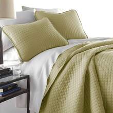 Full/Queen Quilt Bedding Set, Microfiber Quilts Queen Size, Coverlet, Stain & Pet Hair Resistant Bedding, Full Size Bedspread With 2 Pillow Shams, Bone, 2025 - 24 - 灰褐色 - 查看 2