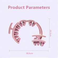 Cellulite Massager Manual Muscle Massager Roller For Leg, Neck, Arm And Foot - Pink - View 2