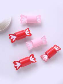 1pc/2pcs Creative Painted Realistic Candy Decor, For Home Decoration, Valentine's Day Party Decor, Holiday Gifts - Multicolor - View 2