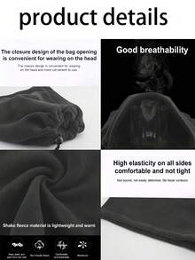 Thick Fleece Neck Gaiter Scarf Warmer Cold Weather Windproof Warm Face Mask Scarf Face Covering Neck Warmers For Men And Women For Autumn Winter Outdoor Sport Snow Skiing Cycling Riding Hiking Running Accessories Women Snood Bike Accessoires - Multicolor - View 7