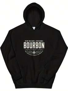 Bourbon Street New Orleans Louisiana Uni Hoodie Hooded Sweatshirt - 款式1 - 查看 1
