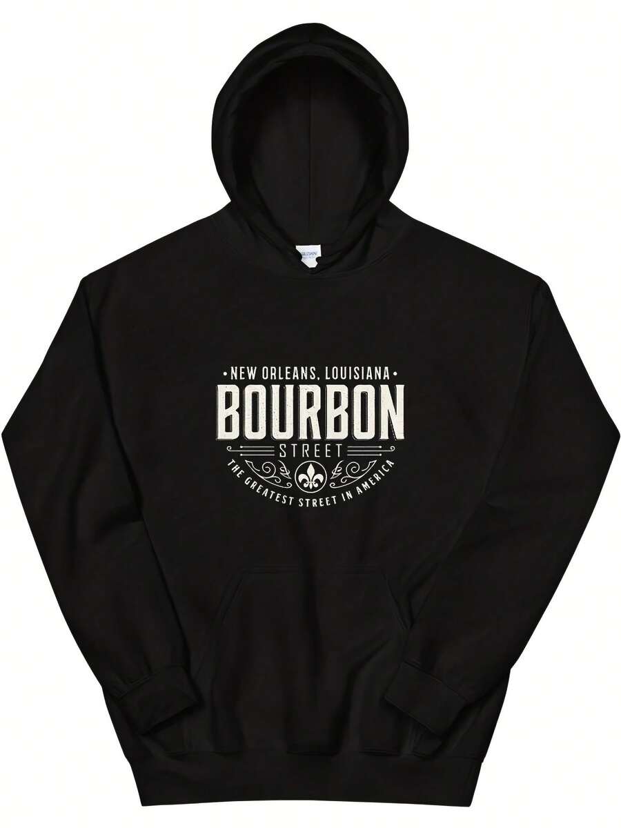 Bourbon Street New Orleans Louisiana Uni Hoodie Hooded Sweatshirt - 款式1 - 查看 1