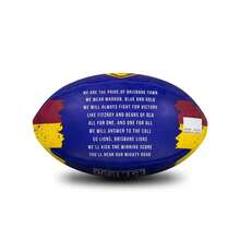 AFL Brisbane Lions Song Football, Size 2 - B076TNZDC1 - View 3