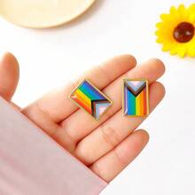 Pride Pins Outfits For Women Lgbtq Pins Gay Bi Ally Rainbow Lapel Pin Rainbow Flag Brooch Decoration For Clothes Bags Accessories{Inchcolor_nameinch:InchA:RainbowPridePinsinch} - A:彩虹驕傲徽章 - 查看 9