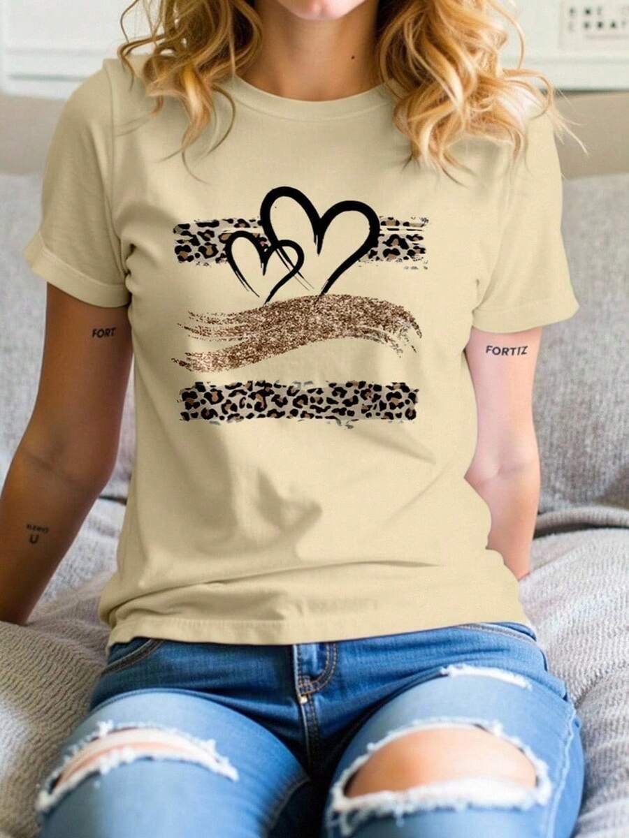 Women T-Shirts - Beige - View 1
