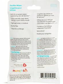 Munchkin Paquete Arm & Hammer de 36 toallitas para chupete, blanco - 1 - Ver 7