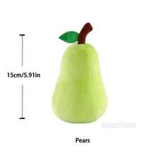 毛绒水果蔬菜玩具 - 大蒜、草莓、西兰花、西瓜、南瓜，柔软填充玩偶，婴儿益智玩具，幼儿园教学道具，家居装饰 - 彩色 - 查看 18