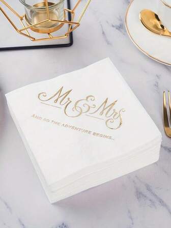 100pcs Elegant Light Luxury Disposable Napkin, Western Restaurant Napkin, Suitable For Family, Kitchen, Hotel, Wedding, Valentine's Day, Birthday Party, Table Decoration, Party Supplies,Wedding Items