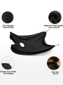 1pc Men's Shaving Cape With Beard And Shaving Appearance - Multicolor - View 6