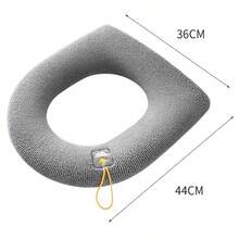 Toilet Seat Cover Soft Skin Friendly Non Slip Toilet Seat Cover With Built In Handle Washable Seat Cover Bathroom Supplies