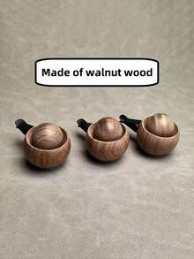 1 Set Handmade Car Diffuser Wooden Beads, Natural Black Walnut Color Car Fragrance Diffuser, Suitable For Car Air Vent, Car Fragrance Essential Oil Diffuser, No Fragrance Included - Multicolor - View 6