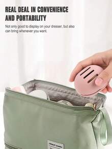 Makeup Sponge Cover, Double-Sided Ventilated Silicone Beauty Makeup Mixer, Fragrance-Free Travel Case For All Sponges, Easy To Carry - Multicolor - View 6