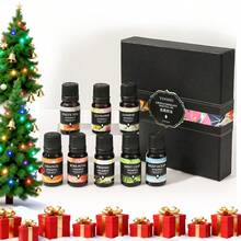 香薰精油套装，水溶性香薰精油，10毫升精油，17种香型，适用于卧室、客厅、香薰蜡烛、扩香器、加湿器，情人节礼物