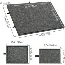 Lavievert Tilting Puzzle Board With 2in1 Designed Stand Cover Super Lightweight Felt Plateau Storage With 6 Drawers For Adults Portable Jigsaw Puzzle Table For Up To 1000 Pieces Gray Ideal For Home Use And Travel Provides Stable Surface And Organized Storage For LargeScale Puzzles - xám - Xem 4