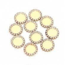 10pcs/Pack Copper Claw Cabochon Settings 8/10/12/14mm Rhinestone Metal Base Tray For Jewelry Making DIY Accessories
