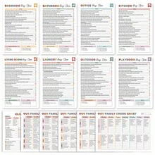 ADHD Cleaning Schedule, Home Cleaning Timetable, Weekly/Monthly/Annual Cleaning Checklist, Decluttering, Household Chores List, School Supplies, Back To School Essentials - Multicolor - View 5