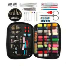 85pcs Sewing Kit Set For Home Diy, Hand Stitching Repair Tools And Accessories, Random Thread Colors - Black - View 4