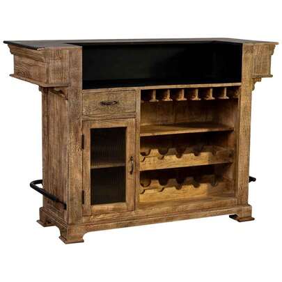 Wanderlust Bartheke aus Holz 152x61x107 Natur