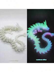 1 con rồng pha lê Trung Quốc - Phát sáng trong bóng tối màu cầu vồng - Rồng phát sáng - Có nhiều kích cỡ khác nhau - Mô hình động vật - Đồ chơi rồng Trung Quốc - Đồ trang trí nhà cửa - Trang trí máy tính để bàn - Quà sinh nhật - Quà giáng sinh - Quà Halloween - Quà tặng hoàn hảo - Đồ chơi - Lưu ý: Cần tiếp xúc với ánh sáng trước khi phát sáng - Nhiều màu - Xem 8